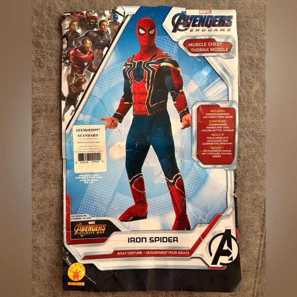 Marvel Avengers Endgame Adult Iron Spider Costume - Picture 1 of 11